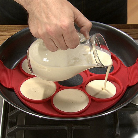 Mini Pancake Maker Ring Also For Egg Omelets Hash Browns