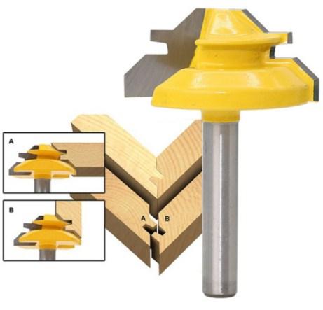 45 Degree Woodworking Tenon Cutter Bit