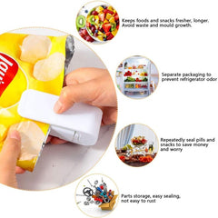 Mini Heat Sealer Plastic Chip Bag Closer