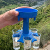 Image of 6 Shot Glass Dispenser Holder Party Gift