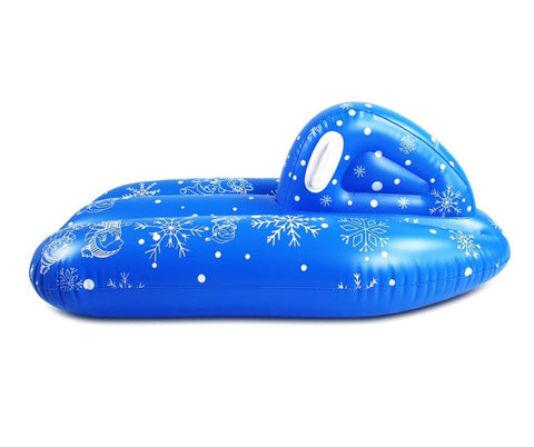 Inflatable Snow Tube Sled Boat Winter Snow Fun